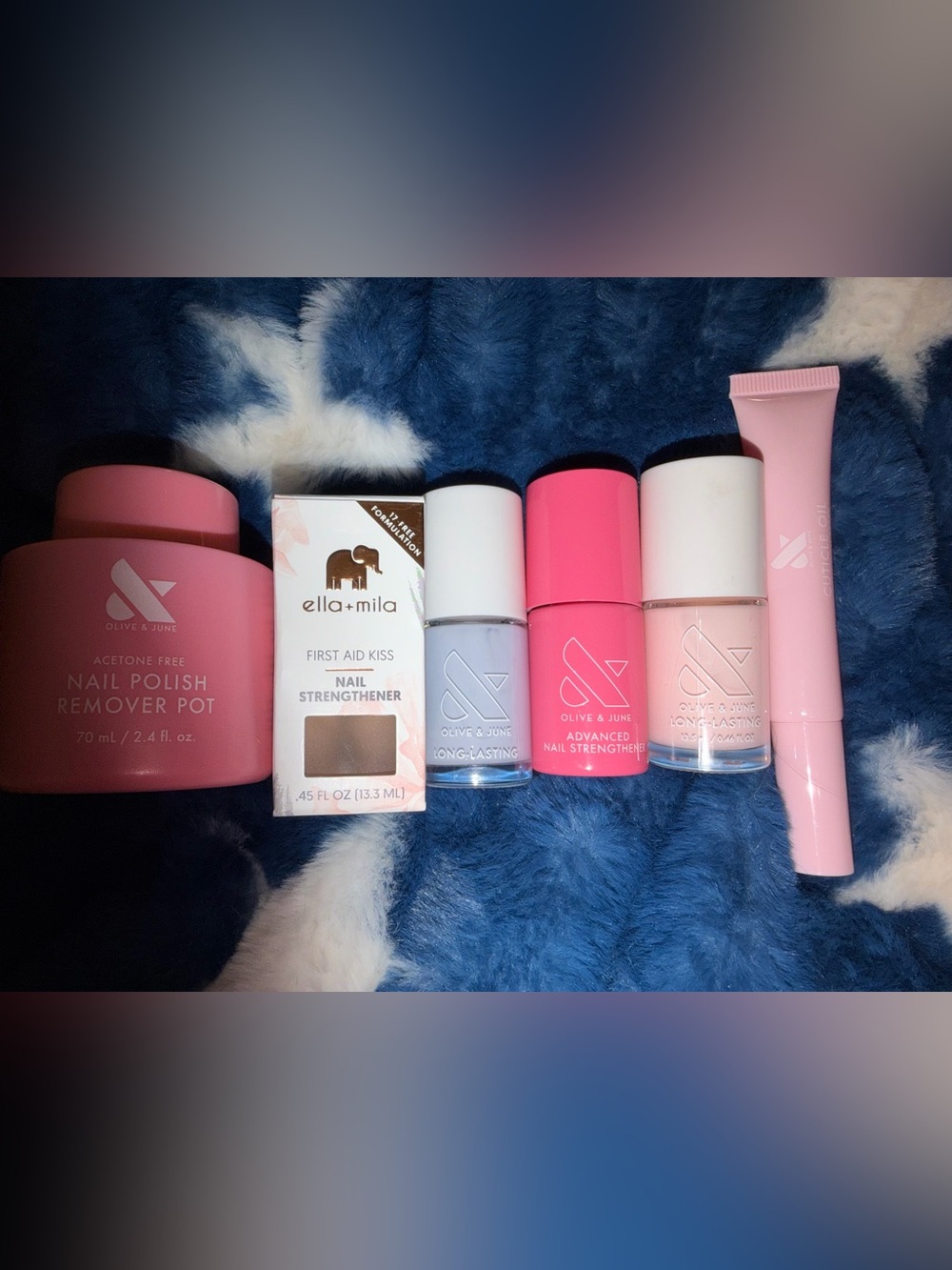 Olive & June/ Ella + Mila nail polish bundle brand new never used $71 value